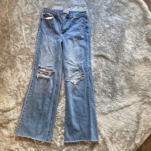 Abound Wide Leg High Rise Jeans